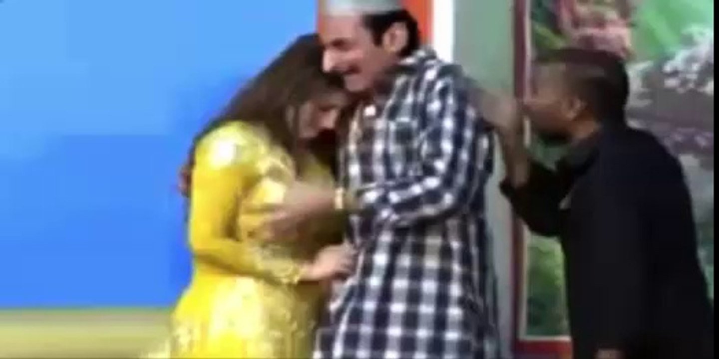 Girl Afreen Showed Best Comedy With Thakur Pakistani Stage Drama 2018