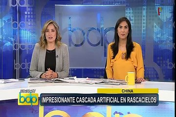 México: hombre de 150 kilos realizar temerario salto en tobogán acuático