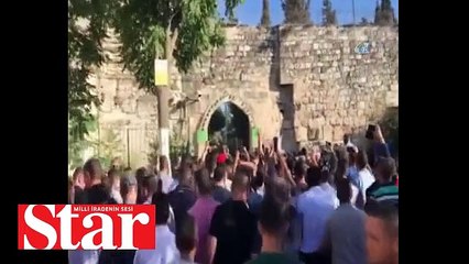 İsrail polisi Mescid-i Aksa�nın kapılarını yeniden açtı