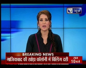 Five storey building collapses in Ghaziabad