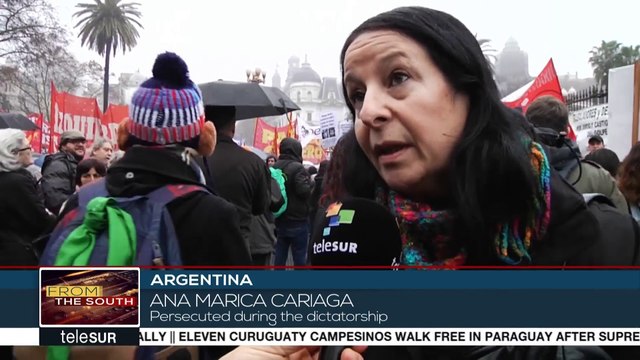 Argentina Anti Militarization Protests