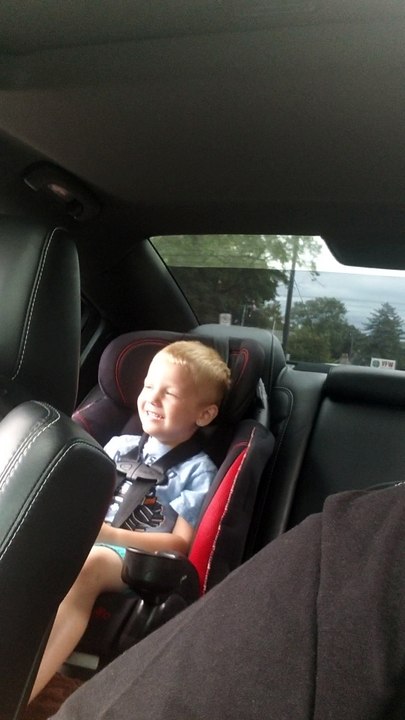 Little Boy Loves Going Fast