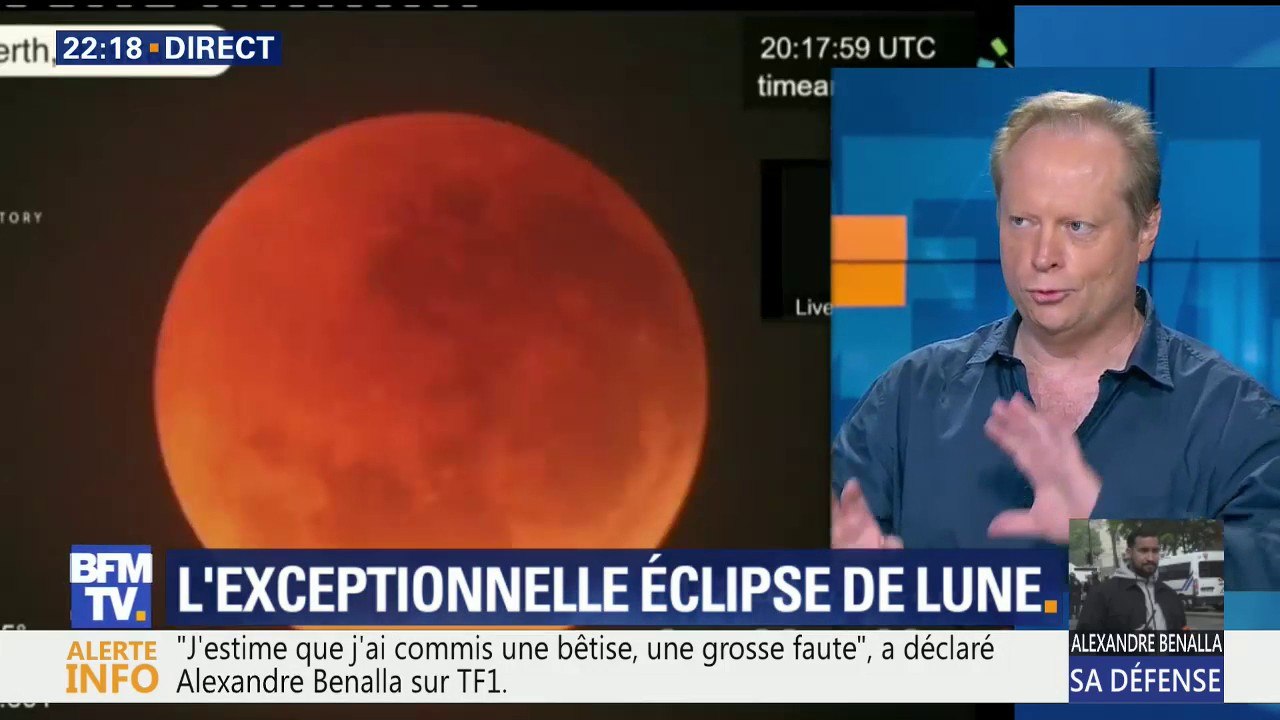 Eclipse: Pourquoi la lune est-elle rouge dans l'ombre de la Terre ?