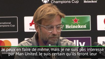 Liverpool - Klopp : ''Mourinho peut dire ce qu'il veut''