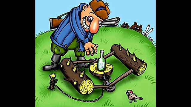 EXPERIMENT Bärenfalle VS Böller 0212 und Schweinepfote