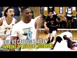 Cole Anthony vs Cassius & Jaelen House INTENSE BATTLE w/ Russell Westbrook Coaching!!!