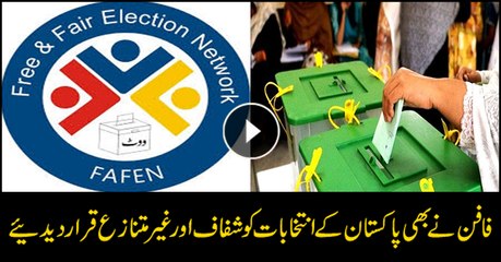 Elections were free and fair, FAFEN