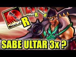 É POSSÍVEL DAR DANO COM A ULTIMATE DO DRAVEN 3 VEZES? - (MYTHBUSTERS DO LOL)