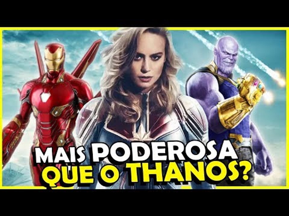 CONFIRMADO! A Capitã Marvel pode "MOVER PLANETAS"