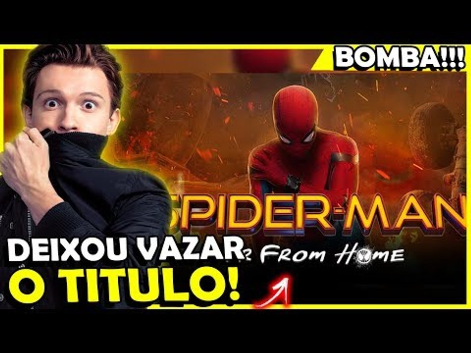 BOMBA! Tom Holland(Homem-Aranha) revela titulo do próximo filme!