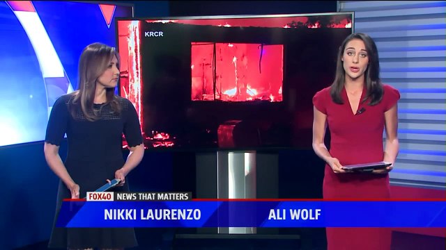 Northern California Wildfire Spawns Fire Tornadoes