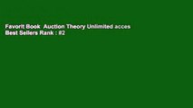 Favorit Book  Auction Theory Unlimited acces Best Sellers Rank : #2