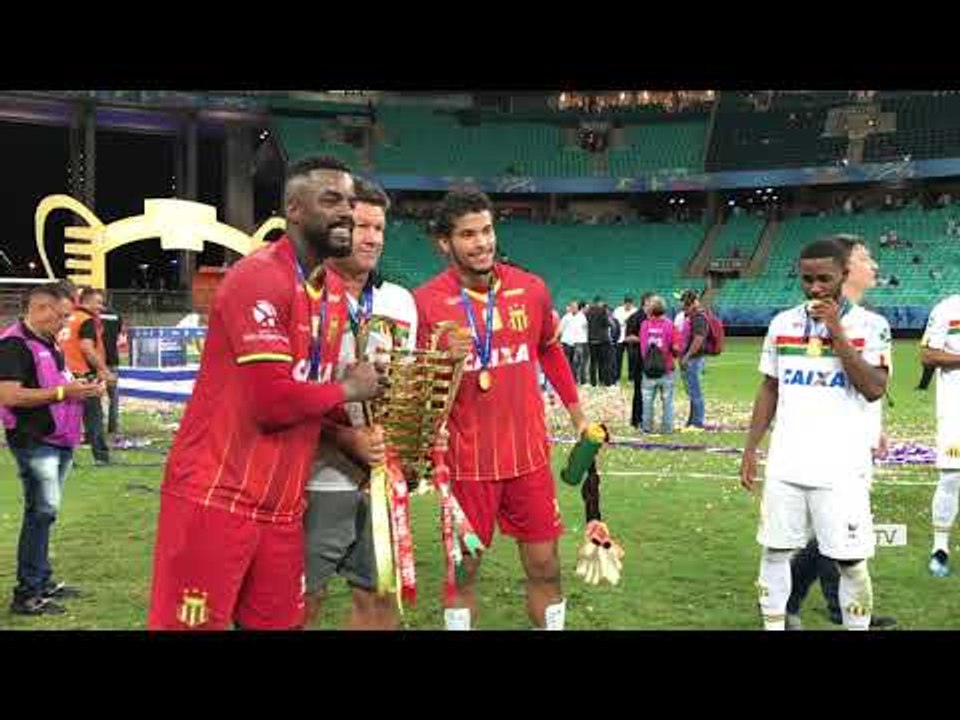 Sampaio Corrêa comemora título inédito da Copa do Nordeste 2018