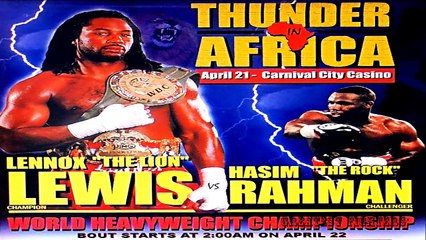 Lennox Lewis All Losses