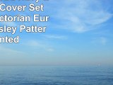 Wake In Cloud  Navy Blue Duvet Cover Set Damask Victorian European Paisley Pattern