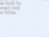 Ikea Akertistel 3pc Queen Duvet Quilt Cover 100 Percent Cotton Yellow  White