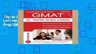Digital book  GMAT Fractions, Decimals,   Percents (Manhattan Prep GMAT Strategy Guides)