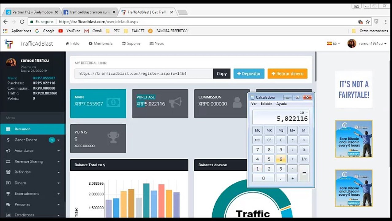 trafficadblast como invertir tus ganancias mediante compras de adpack