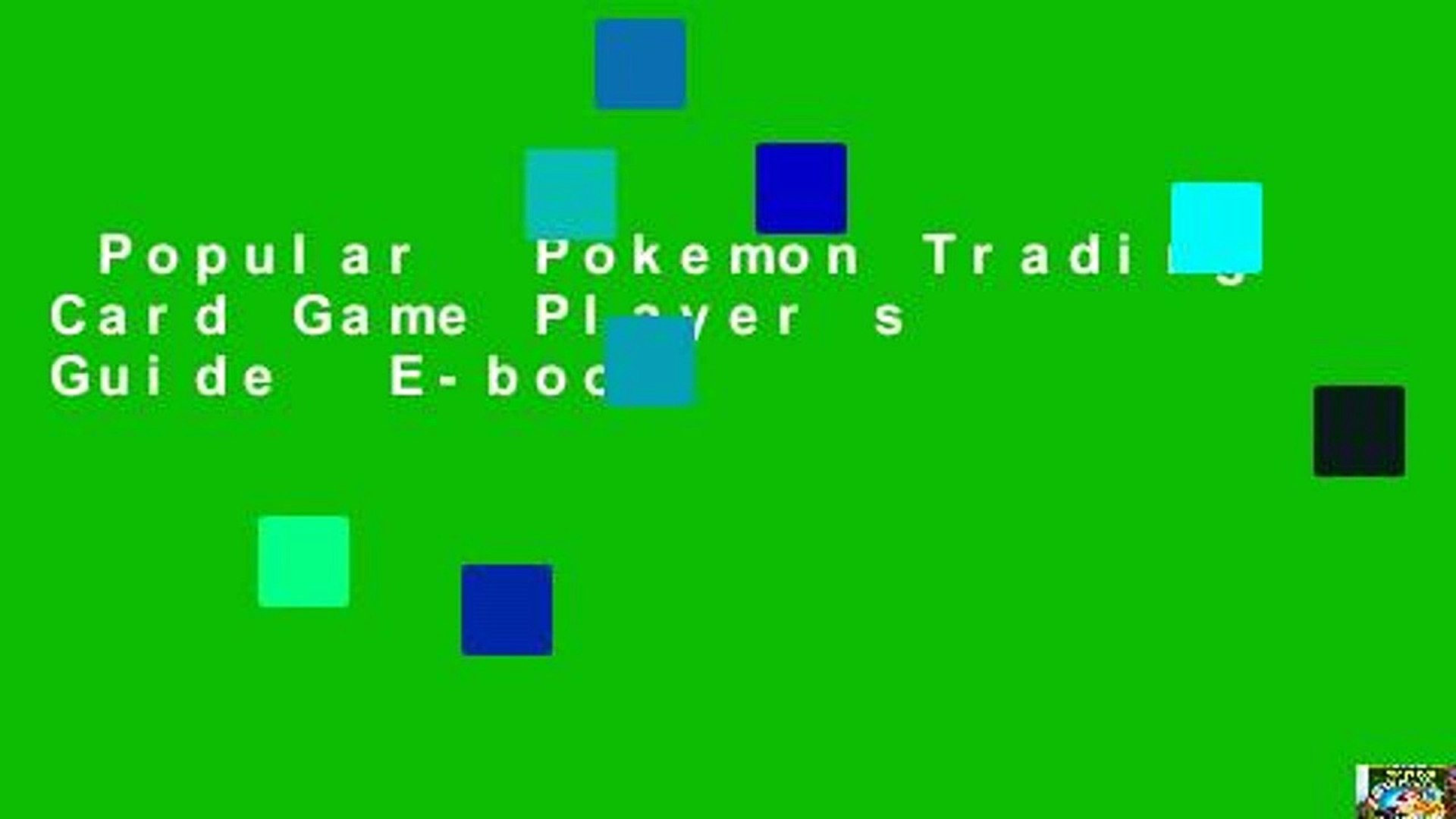 Popular Pokemon Trading Card Game Player S Guide E Book