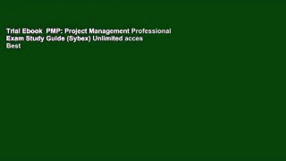 Trial Ebook  PMP: Project Management Professional Exam Study Guide (Sybex) Unlimited acces Best