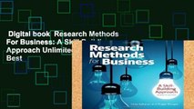 Digital book  Research Methods For Business: A Skill Building Approach Unlimited acces Best