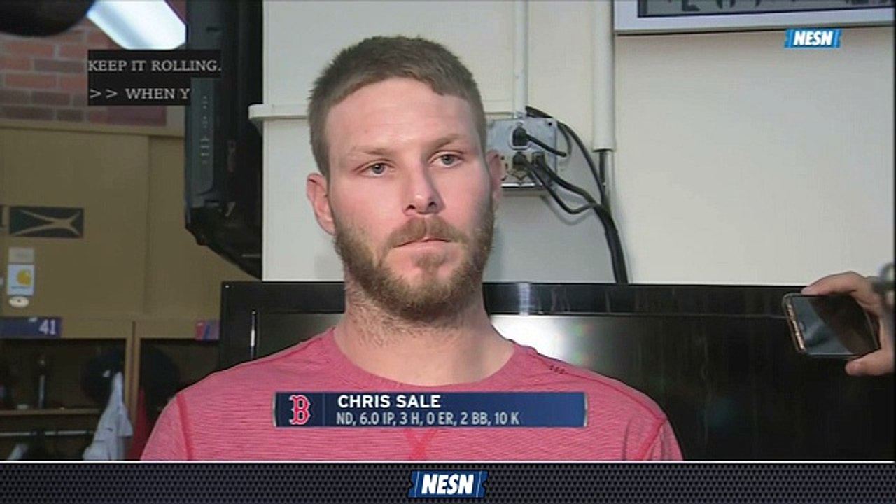 Chris Sale Shouts Out Fenway Park Crowd After Red Sox's Walk-Off Win