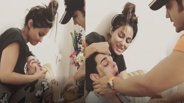 Hina Khan's FUN MOMENTS with Priyank Sharma & Luv Tyagi; Watch Video। FilmiBeat