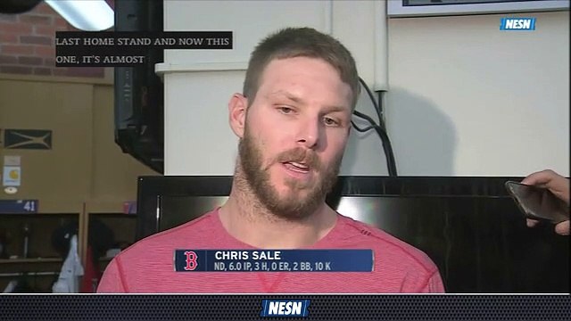 Chris Sale Shouts Out Fenway Park Crowd After Red Sox's Walk-Off Win