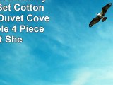 Beddinginn Butterfly Bedding Set Cotton 3d Flower Duvet Cover Set Purple 4 Pieces Flat