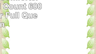 Luxlen Lightweight White Down Comforter  500 Thread Count 600 Fill Power Full  Queen