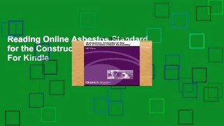 Reading Online Asbestos Standard for the Construction Industry For Kindle