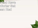 Curated Home Belinda 5Piece Printed  Reversible Comforter Set FullQueen Red