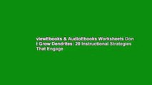 viewEbooks & AudioEbooks Worksheets Don t Grow Dendrites: 20 Instructional Strategies That Engage