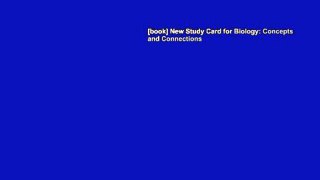 [book] New Study Card for Biology: Concepts and Connections