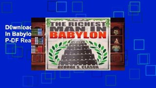 D0wnload Online Richest Man In Babylon - Original Edition P-DF Reading