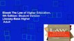 Ebook The Law of Higher Education, 5th Edition: Student Version (Jossey-Bass Higher   Adult
