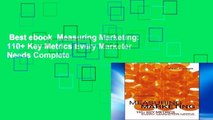 Best ebook  Measuring Marketing: 110+ Key Metrics Every Marketer Needs Complete