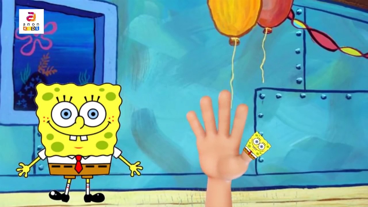 Spongebob Finger Family Finger Family Collection Daddy Finger Rhyme