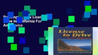 Readinging new License to Drive in California For Any device