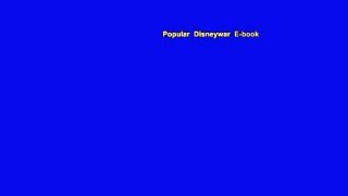 Popular  Disneywar  E-book