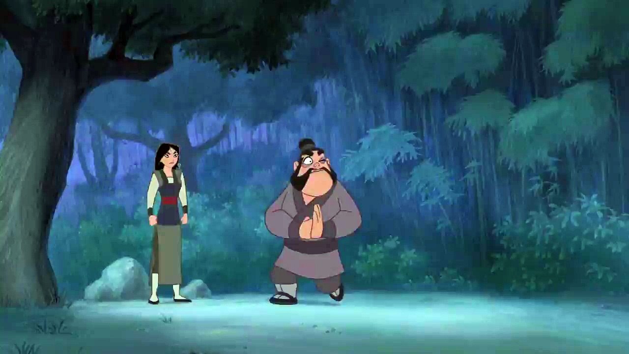 "Don't Leave Your Post" - Mulan II's weird rubbery animation during tense, serious moments
