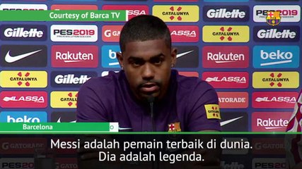 Malcom Bersemangat Akan Bermain Bersama Messi