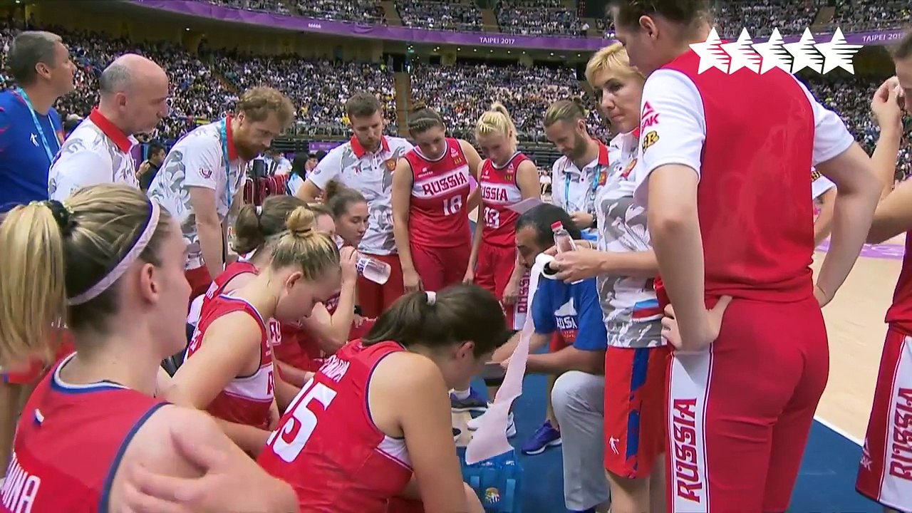 Basketball Women's Bronze medals TPE vs RUS 29th Summer Universiade