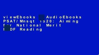 viewEbooks & AudioEbooks PSAT/Mnsqt 1520: Aiming for National Merit P-DF Reading