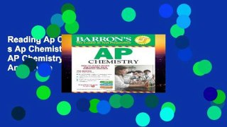 Reading Ap Chemistry (Barron s Ap Chemistry) (Barron s AP Chemistry (W/CD)) For Any device