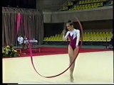 Liubov BARYKINA ribbon - 1999 RG Russian Championships AA