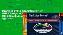 D0wnload Online Manhattan Review GMAT Analytical Writing Guide [6th Edition]: Answers to Real AWA