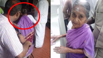 திருக்குவளையிலிருந்து கண்ணீருடன் வந்த 85 வயது மூதாட்டி!- வீடியோ