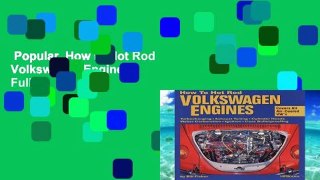 Popular  How to Hot Rod Volkswagen Engines  Full