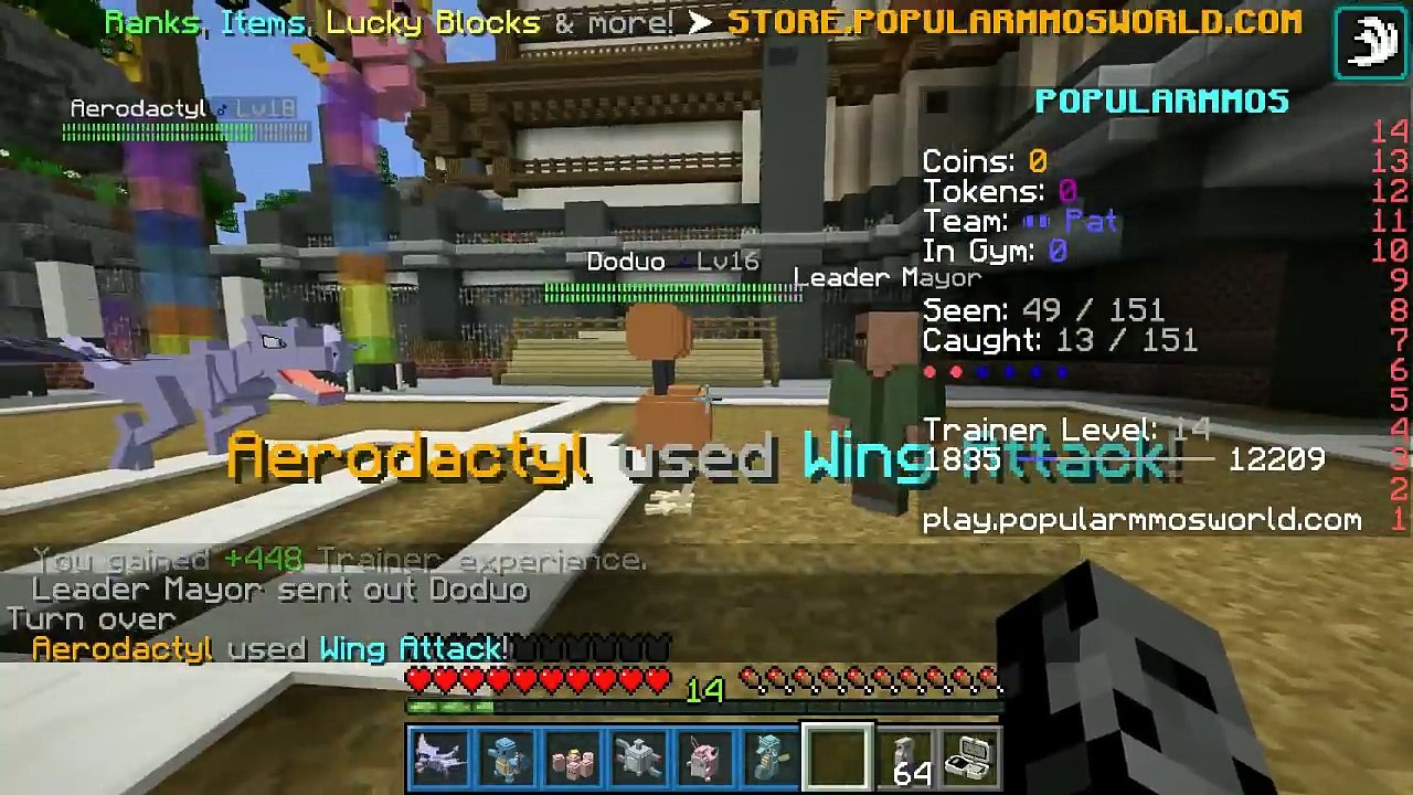 PopularMMOs Minecraft  LUCKY BLOCK POKEMON CHALLENGE! - POPULARMMOS WORLD [3]